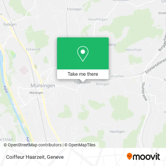 Coiffeur Haarzeit map