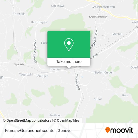 Fitness-Gesundheitscenter map