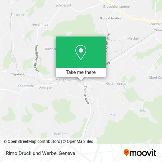 Rimo Druck und Werbe map