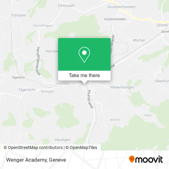Wenger Academy map