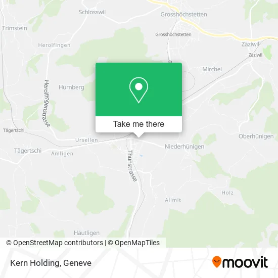 Kern Holding map