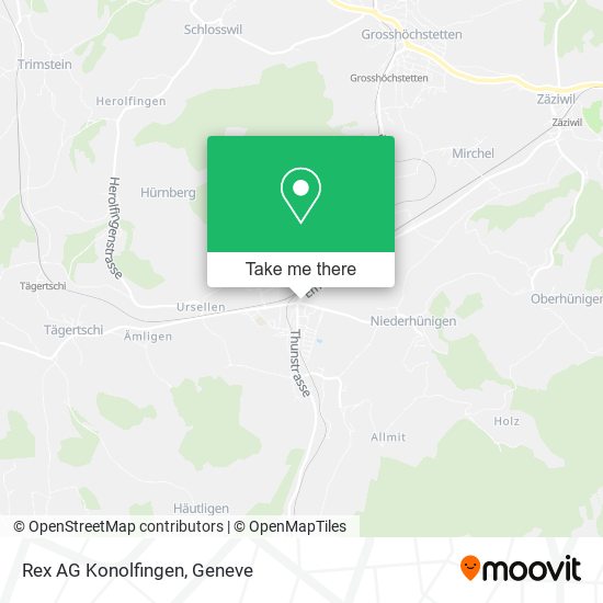 Rex AG Konolfingen map