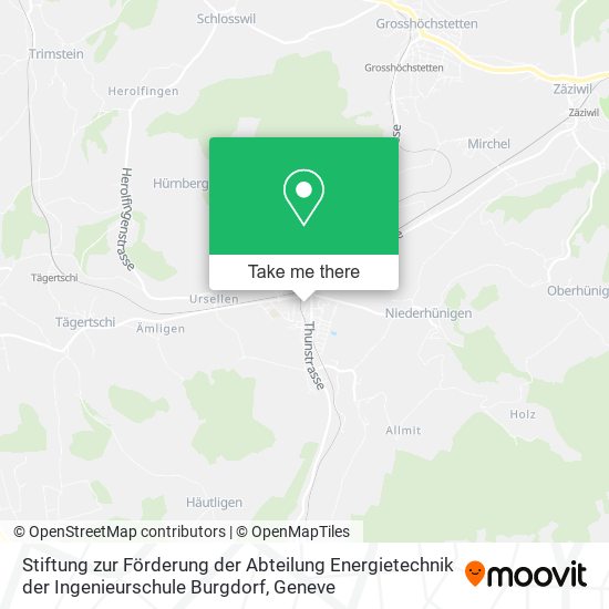 Stiftung zur Förderung der Abteilung Energietechnik der Ingenieurschule Burgdorf map