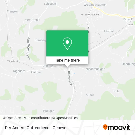 Der Andere Gottesdienst map