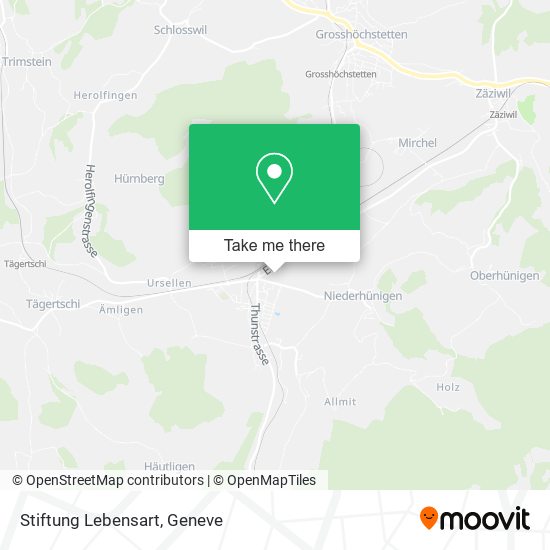 Stiftung Lebensart map