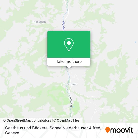 Gasthaus und Bäckerei Sonne Niederhauser Alfred map