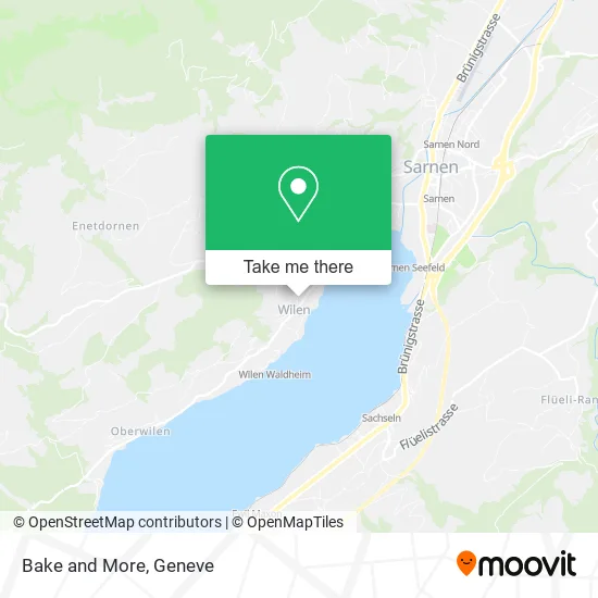 Bake and More map