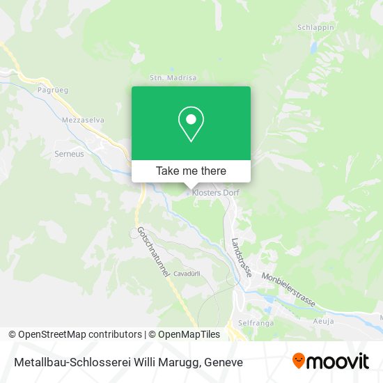 Metallbau-Schlosserei Willi Marugg map