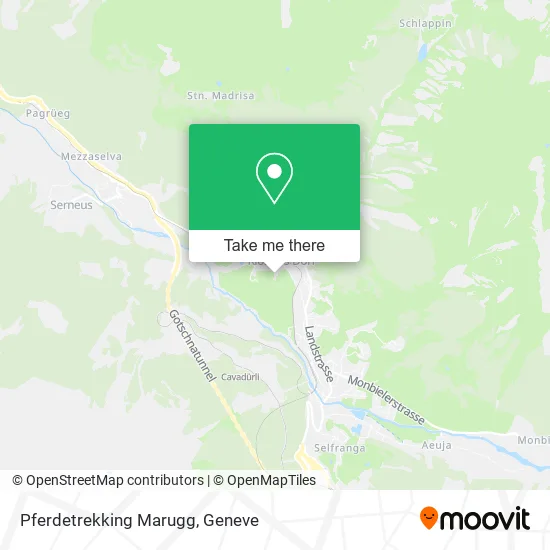 Pferdetrekking Marugg map
