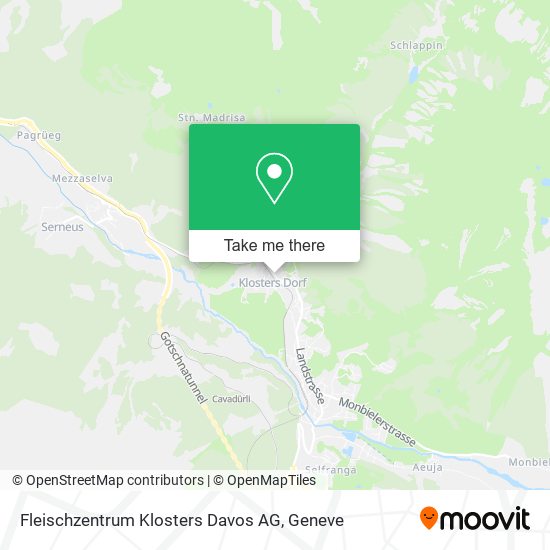 Fleischzentrum Klosters Davos AG map