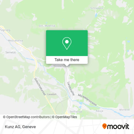 Kunz AG map