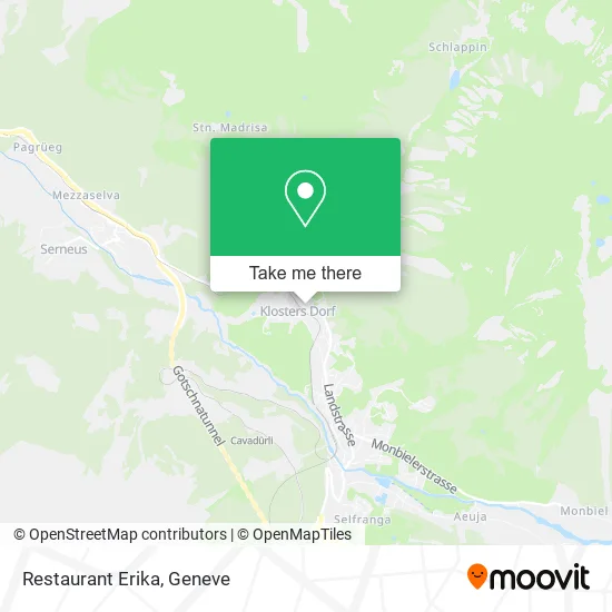 Restaurant Erika map