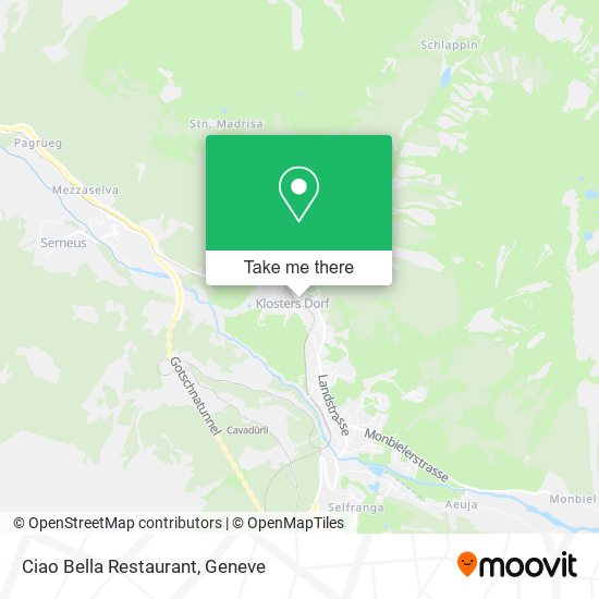 Ciao Bella Restaurant map