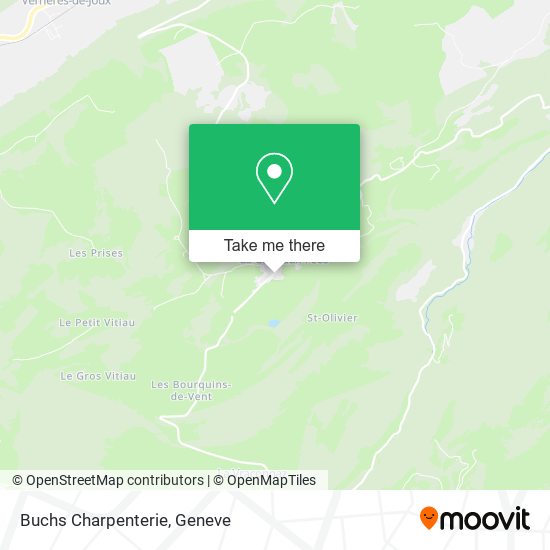 Buchs Charpenterie map