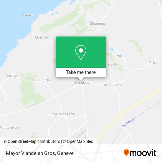 Mayor Viande en Gros map