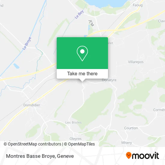 Montres Basse Broye map