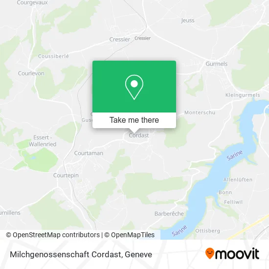 Milchgenossenschaft Cordast map
