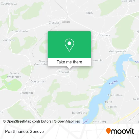Postfinance map