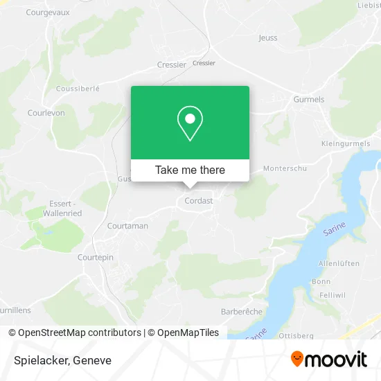 Spielacker map