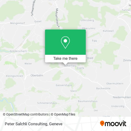 Peter Salchli Consulting map