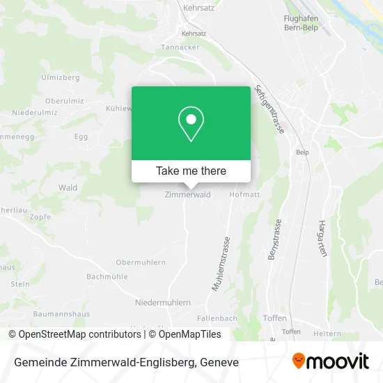 Gemeinde Zimmerwald-Englisberg map
