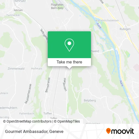 Gourmet Ambassador map