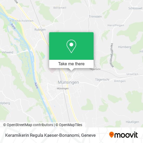 Keramikerin Regula Kaeser-Bonanomi map