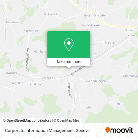 Corporate Information Management map