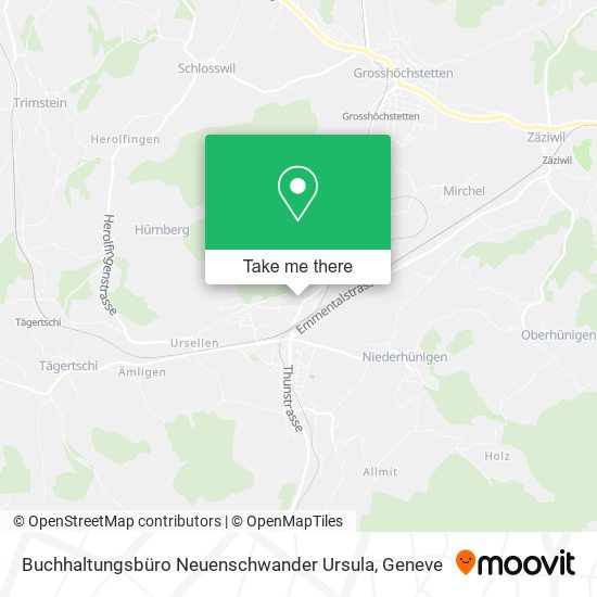 Buchhaltungsbüro Neuenschwander Ursula map