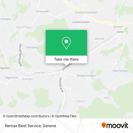 Remax Best Service map