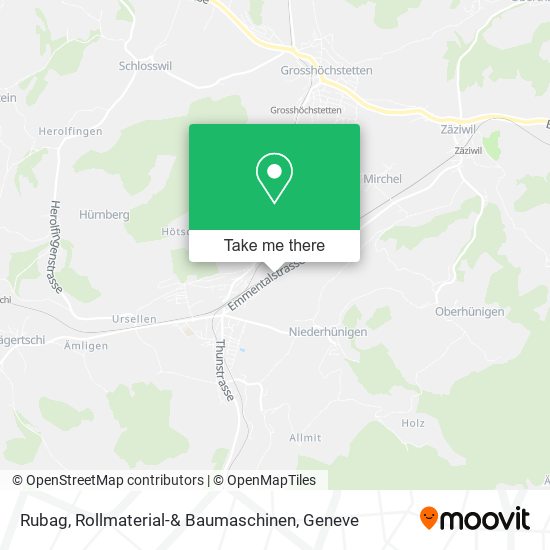 Rubag, Rollmaterial-& Baumaschinen map