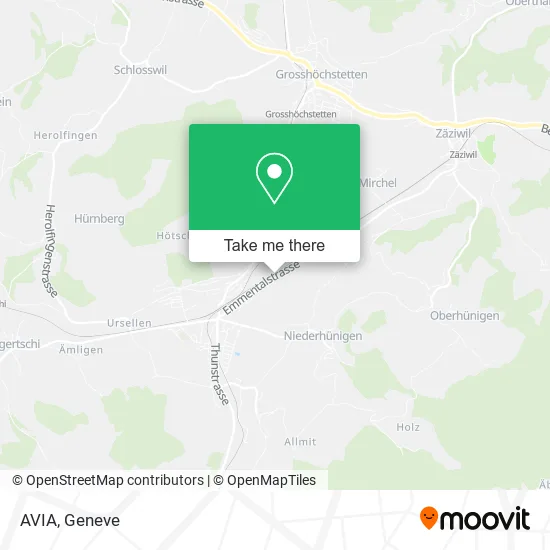 AVIA map