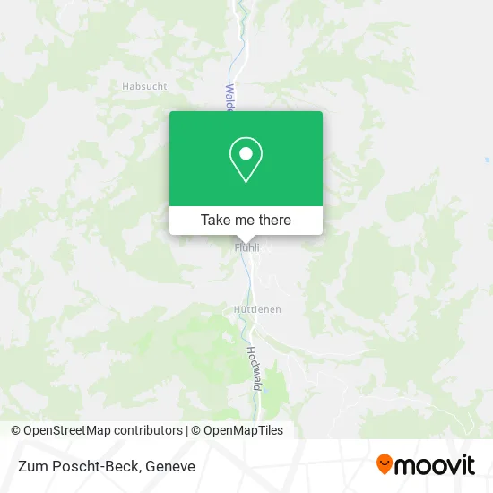 Zum Poscht-Beck map
