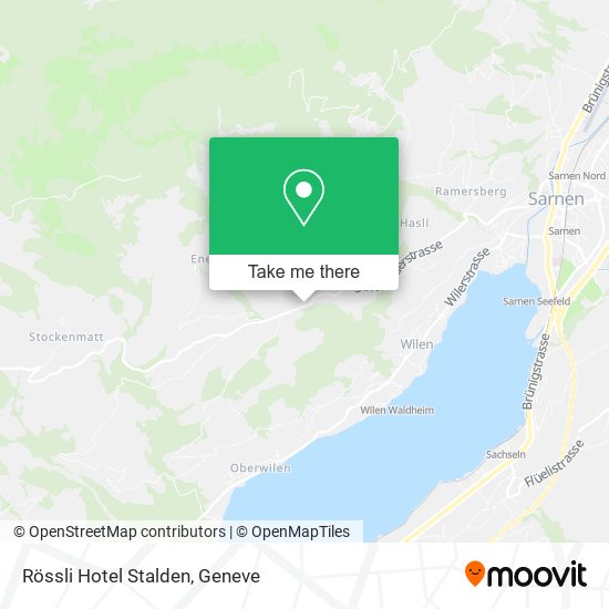 Rössli Hotel Stalden map