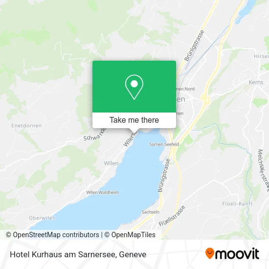 Hotel Kurhaus am Sarnersee map