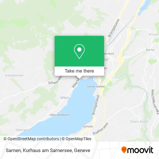 Sarnen, Kurhaus am Sarnersee map