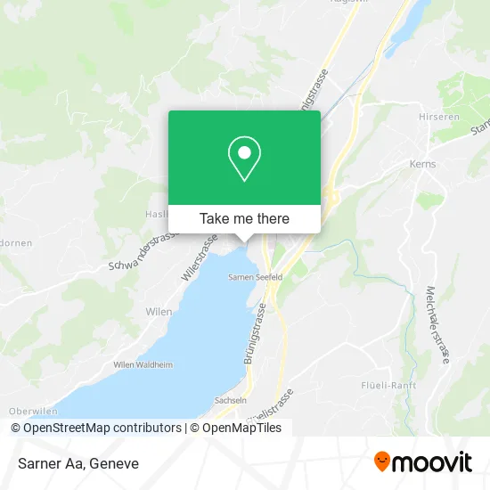 Sarner Aa map
