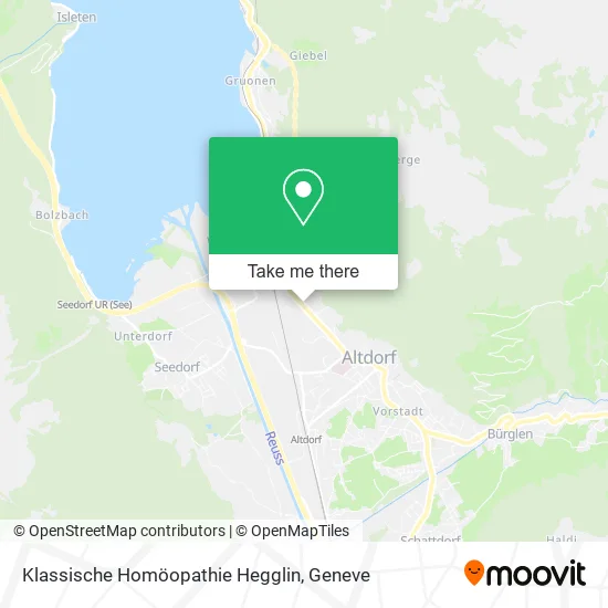 Klassische Homöopathie Hegglin map