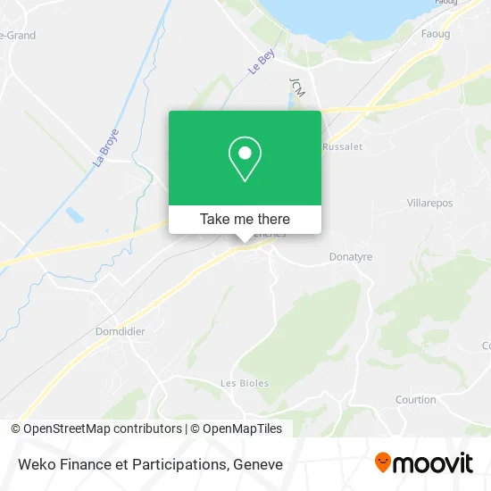 Weko Finance et Participations map