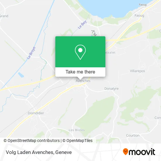 Volg Laden Avenches map
