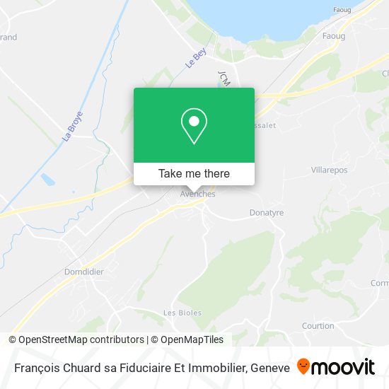 François Chuard sa Fiduciaire Et Immobilier map