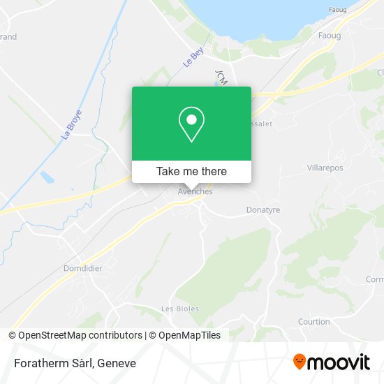Foratherm Sàrl map