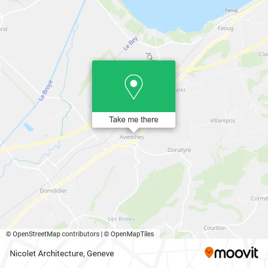 Nicolet Architecture map