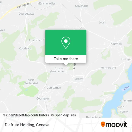 Disfrute Holding map