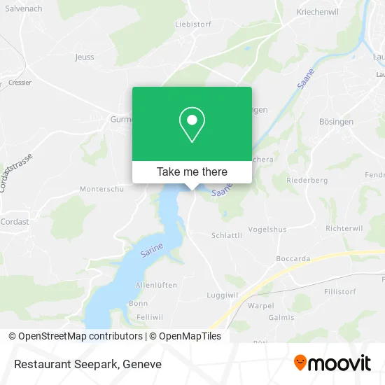 Restaurant Seepark map