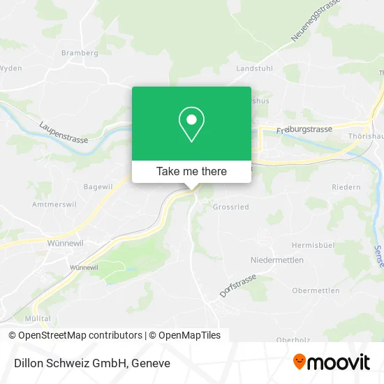 Dillon Schweiz GmbH map