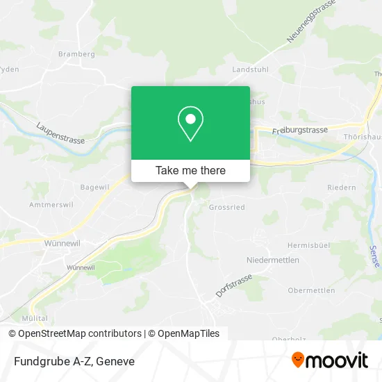Fundgrube A-Z map