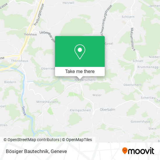 Bösiger Bautechnik map