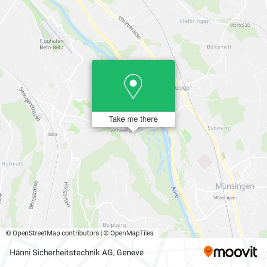 Hänni Sicherheitstechnik AG map
