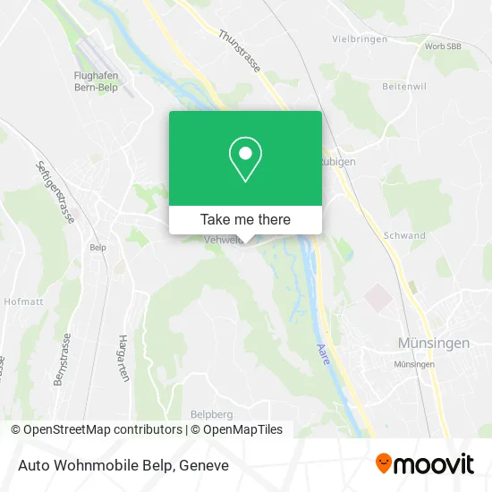 Auto Wohnmobile Belp map